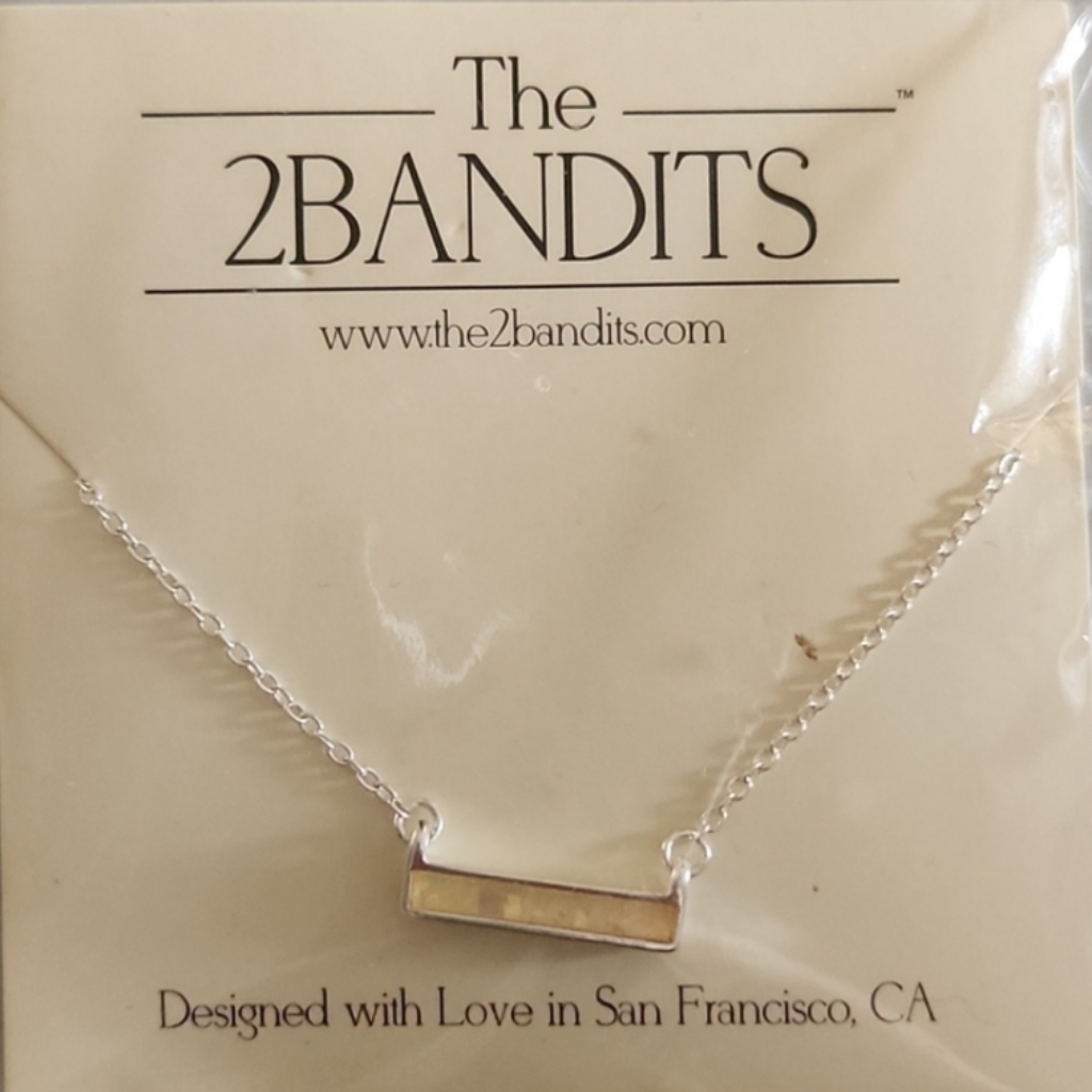 New- The 2bandits Athens Bar Necklace